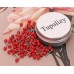 Tupalizy 1/8 Inch Small Round Head Map Tacks Pins for Home Office Use and DIY Craft Project (Red, 100PCS)
