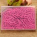 Tupalizy 180PCS Colored Paperclips Metal Bookmark Memo Note Paper Clip, 28mm, (Pink)