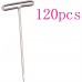 Tupalizy 120PCS 1 Inch Nickel Plated Steel T-Pins